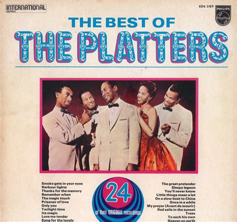 The Platters The Best Of The Platters 24 Of Their Original