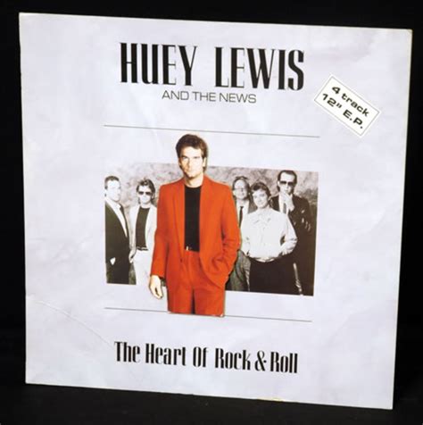 Huey Lewis And The News The Heart Of Rock N Roll Uk Promo Display —