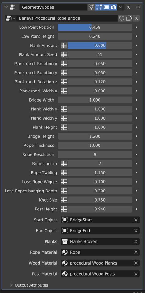 Procedural Rope Bridge - Blender Market