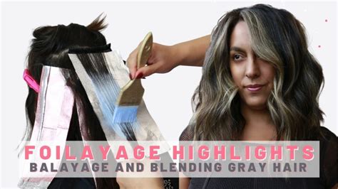 How To Do A Balayage With Foils Easy Foilayage Hair Technique