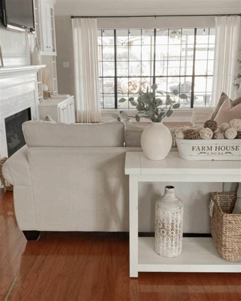 White Farmhouse-style Living Room - Soul & Lane