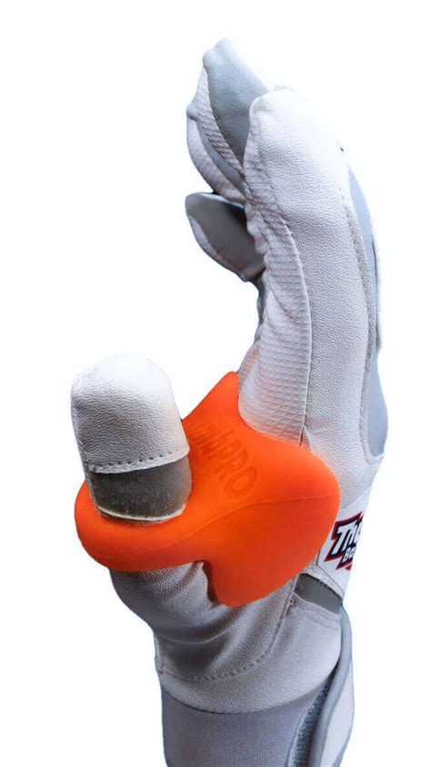 Best Batting Grip Aid Baseball Thumb Guard Atomic Orange