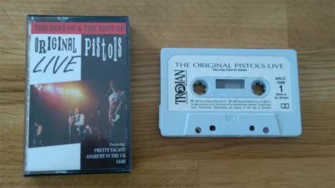 Rare Sex Pistols Uk Cassette Album Original Pistols Live Arlc 1008 Punk