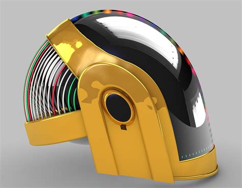 Daft Punk Helmet 3d Model