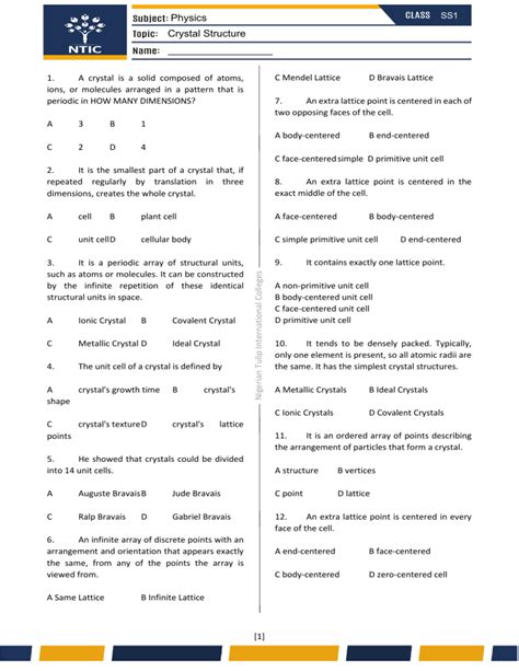 Ss1 3rd Term Week 9 Worksheet