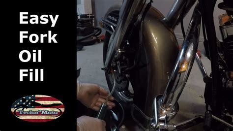 Fork Oil Change Super Easy Method Anyone Can Do It Techn Moto Youtube