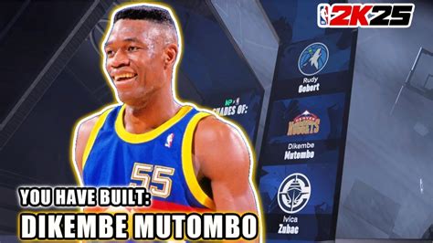 Best Dikembe Mutombo Build In Nba K Youtube