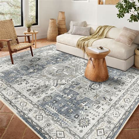 Youfortong Area Rugs X Washable Non Slip Rug Stain Resistant Rugs