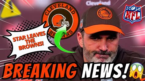 SHOCKING MOVE BROWNS RELEASE STAR PLAYER AFTER FOUR SEASONS