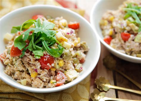 Rijstsalade Met Saus En Tonijn Kookmutsjes