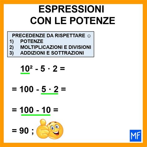 Come Si Eseguono Le Espressioni Con Le Potenze Matematica Facile