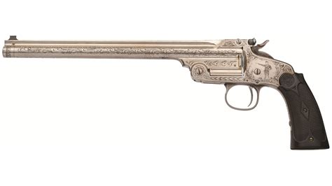 Ny Engraved Smith And Wesson First Model Model Of 1891 Pistol Rock Island Auction