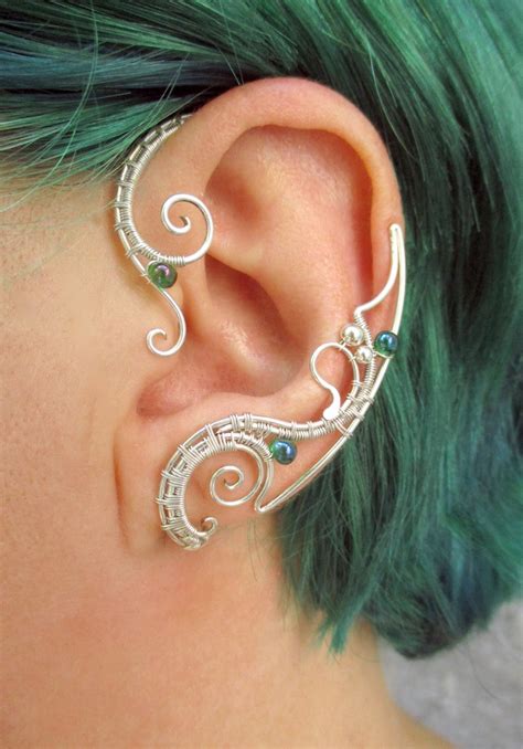 Ear Wraps Nemetres Ear Cuffs Elf Earrings Ear Crawler Etsy Norway