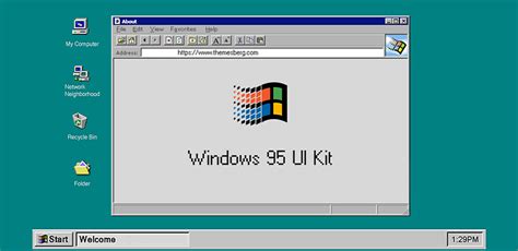 Windows 95 Retro Ui Kit Bootstrap 4 Bypeople