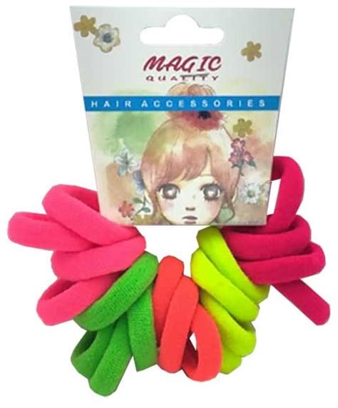 Hair Accessories Magic Quality Hair Elastic Bands Assorted Tt20ast