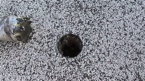 flat roof core sample video  youtube