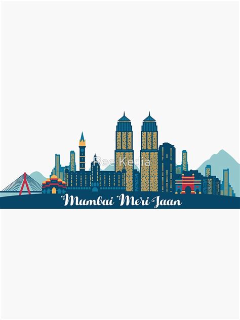 Mumbai Meri Jaan Sticker For Sale By Ree Kedia Redbubble