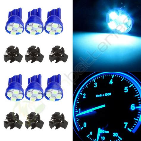 X Ice Blue T Smd Led Speedometer Gauge Light Bulbs W