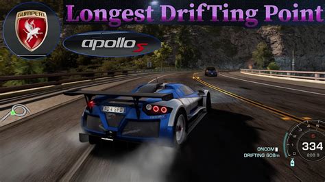 NFS HOT PURSUIT REMASTERED LOGEST DRIFT By Gumpert Apollo S YouTube