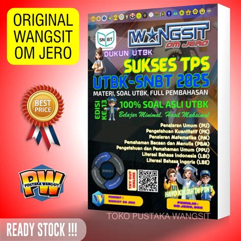 Jual Buku Wangsit Skolastik Utbk Snbt Sukses Tps Buku Wangsit