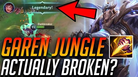 WILD RIFT GAREN JUNGLE NEW HOT PICK SUPER CARRY WITH THIS BUILD YouTube