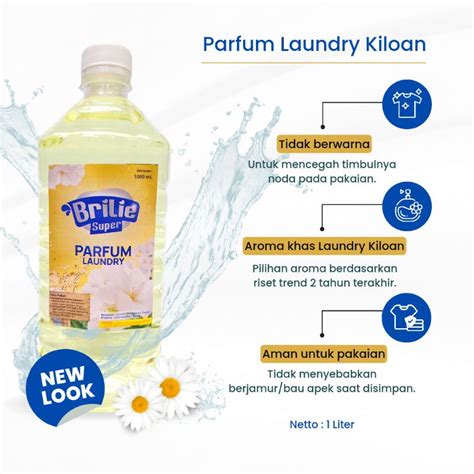 Jual Brilie Parfum Laundry Grade Super 1 Liter Brilliant Pewangi