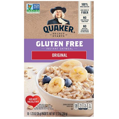 Quaker Instant Oatmeal Nutrition Facts Plain - Nutrition Ftempo