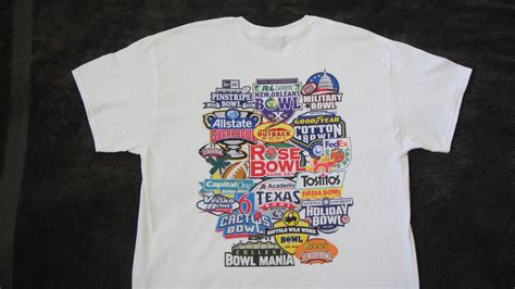 College Bowl T Shirt Football T Shirt Sport T Shirt Bowl T Shirt Logo T Shirt College