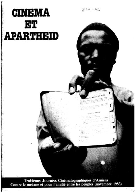 Pdf Cinema Et Apartheid