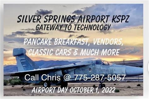 Silver Springs Area Chamber Of Commerce AIRPORT DAY OCT 1