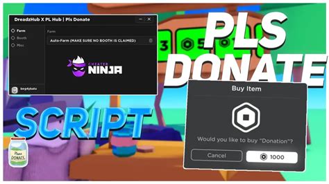 Roblox Pls Donate Auto Farm Script Legit Pastebin Gui Cheat