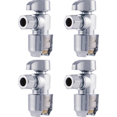 Snapklik SharkBite Max 1 2 X 3 8 Inch Compression Angle Stop Valve