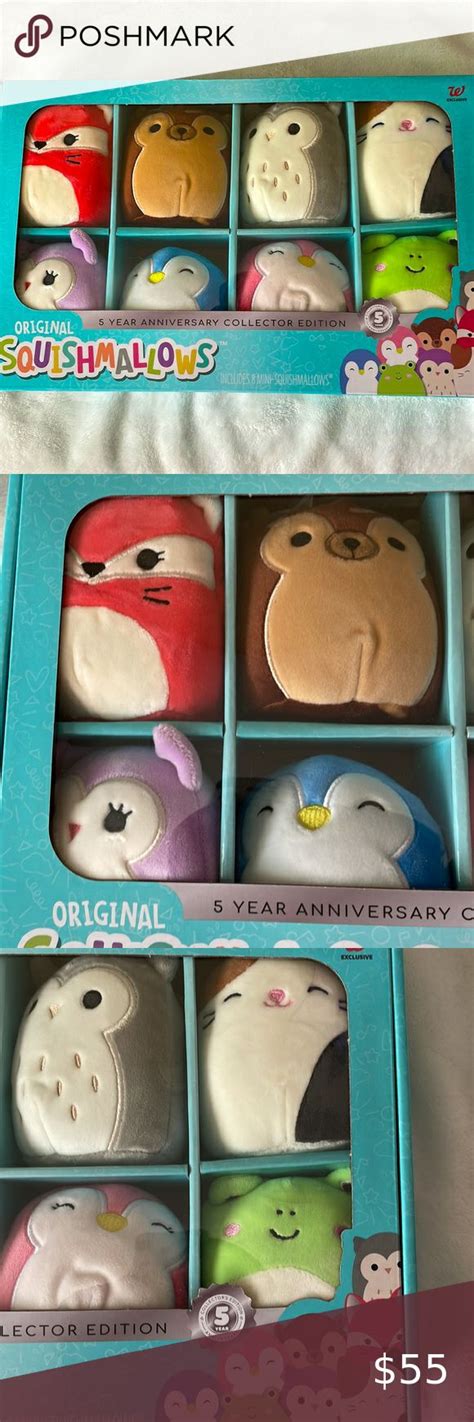 Squishmallows 5 Year Anniversary Collector Edition Box Set Walgreens