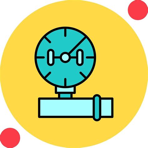 Pressure Gauge Vector Icon Vector Art At Vecteezy