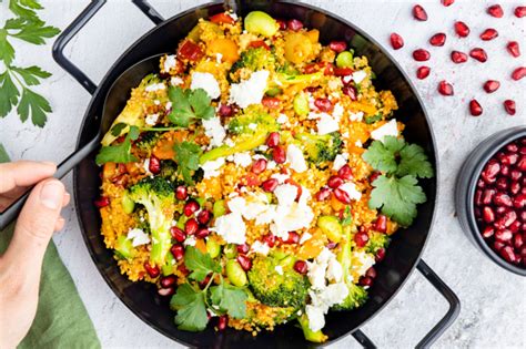 Couscous Gem Se Pfanne Mit Feta Rezept Eat De