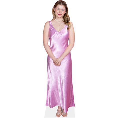 Kate Godfrey Pink Dress Cardboard Cutout