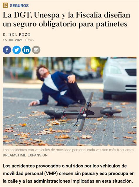 Argumentos Contra El Seguro Obligatorio Para Patinetes VMP