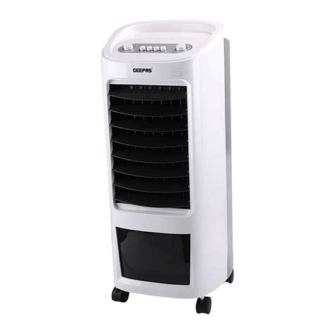 Geepas Air Cooler LED Control Panel Wide Oscillation With Ice