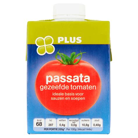 Plus Passata Gezeefde Tomaten Per Pak G Plus