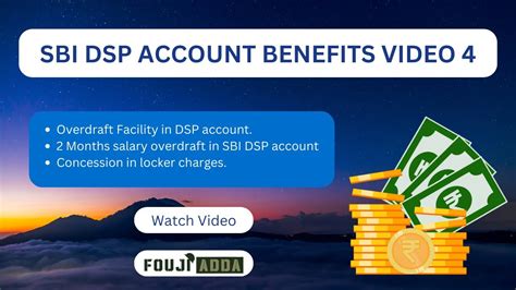 Overdraft Facility Concession In Locker Charge Sbi Dsp Account