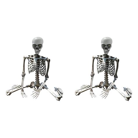 Fhynz Halloween Skeleton Prop Deco Halloween Skeleton Life Size Full