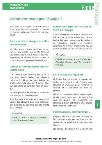 Management Transversal Fiche Pratique Pdf T L Charger