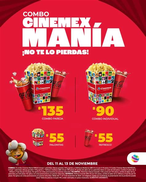 Cinemex Pone Descuentos En Combos Refrescos Y Palomitas Precios Y