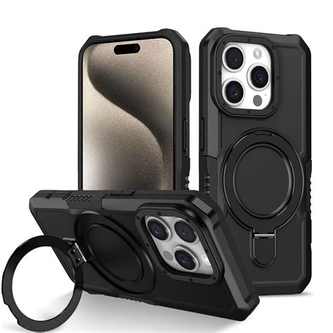 Dteck For Iphone Pro Max Case With Invisible Built In Stand Ring