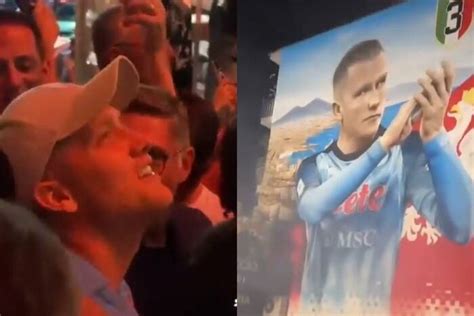 Piotr Zieliński uhonorowany przez kibiców Napoli Zrobili mural z jego