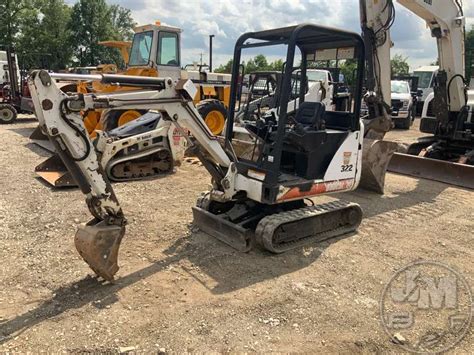 2002 BOBCAT 322D MINI EXCAVATOR SN 223514850 Jeff Martin Auctioneers