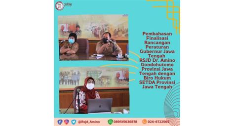 Pembahasan Finalisasi Rancangan Peraturan Gubernur Jawa Tengah Rsjd Dr