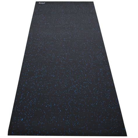 Treadmill Mat & Fitness Rubber Mat 6.5’x3′ Black – RevTime