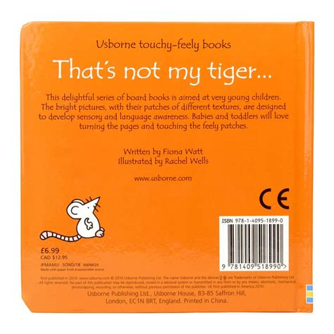 Thats Not My Tiger Touchy Feely Board Books Lowplex