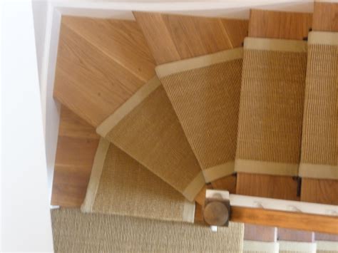 Natural Oriental Sisal With Jute Border Stair Runner Rugs Uk Stairs